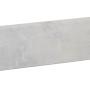 Weiße Sockelleiste Fliessestrich, 58x19x2400 mm, mit Kabelkanal für sauberen Wandabschluss.