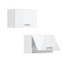 Vicco Hängeschrank R-Line, weiß hochglanz, 60 cm, Küchenschrank mit geöffneter Tür.