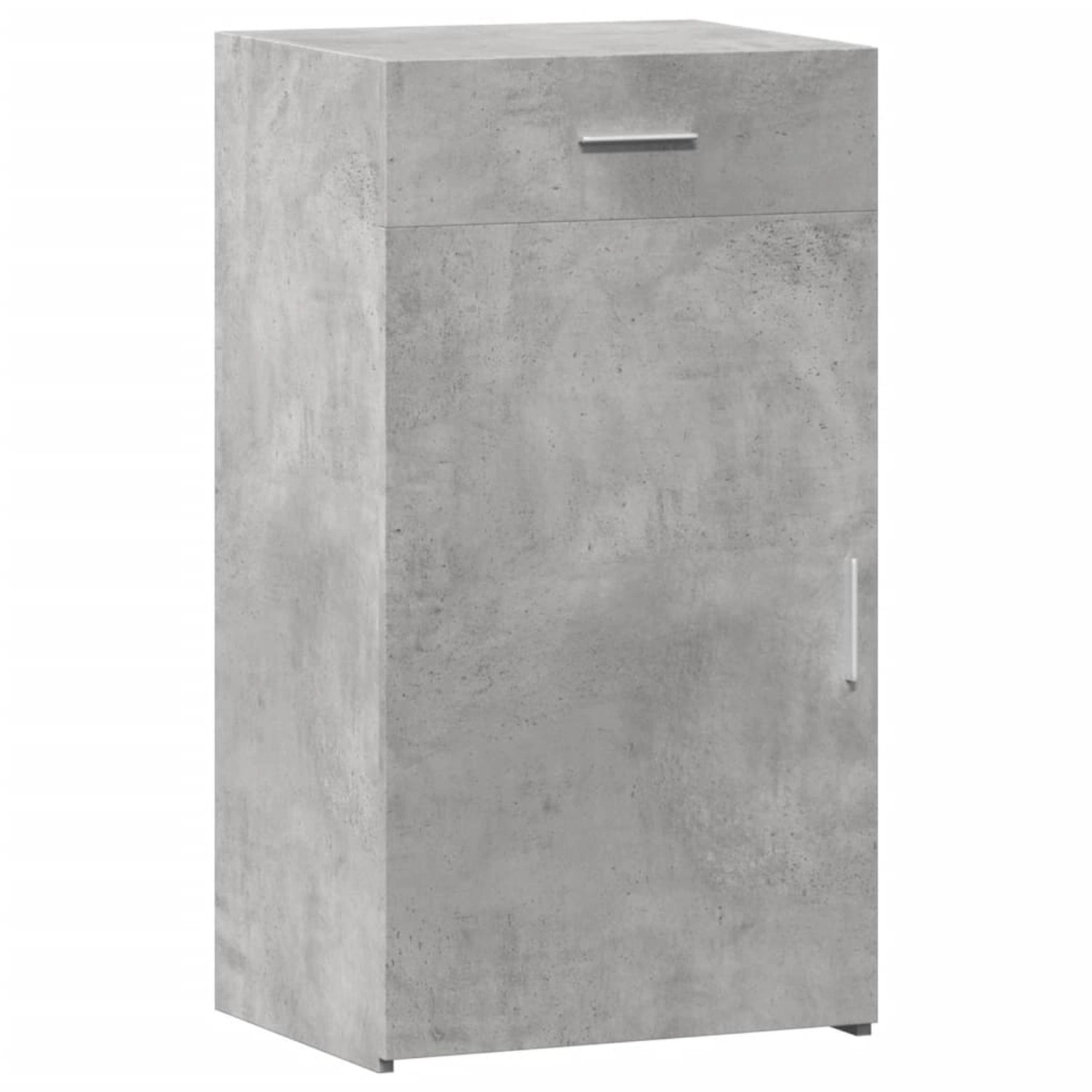 vidaXL Sideboard Betongrau 50x42,5x93 cm Holzwerkstoff 846295 günstig online kaufen