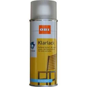 OBI Klarlack Spray Transparent seidenmatt 400 ml