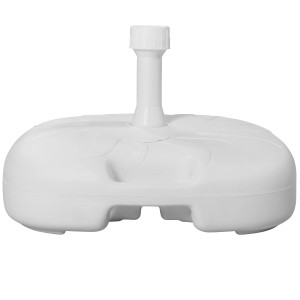 Weißer Doppler HDPE-Füllsockel, 20 l, für Sonnenschirme bis 180 cm, Kategorie Schirmständer.