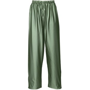 Olivgrüne Terraflex Regenhose für Herren, Größe M, ideal für Arbeitskleidung.