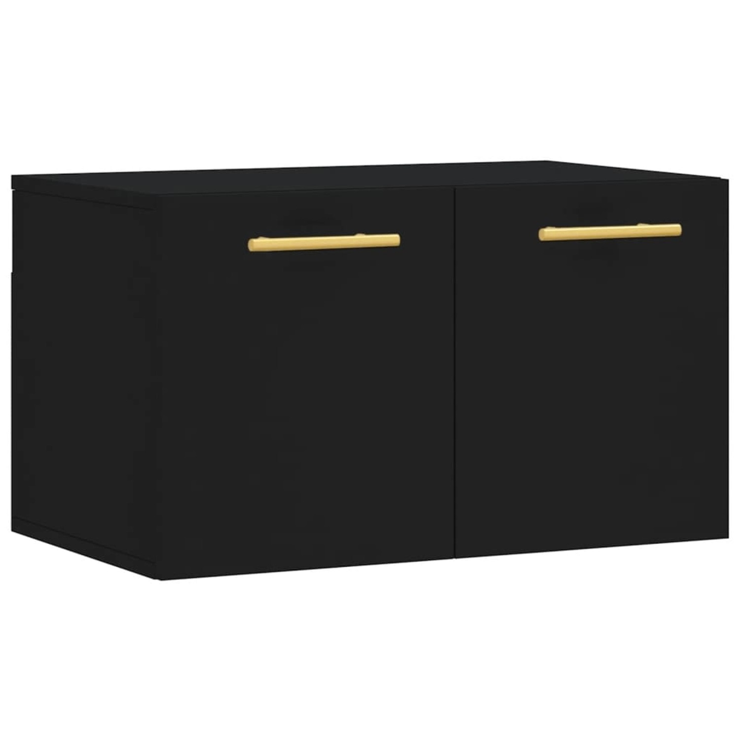 vidaXL Wandschrank Schwarz 60x36,5x35 cm Holzwerkstoff Modell 5