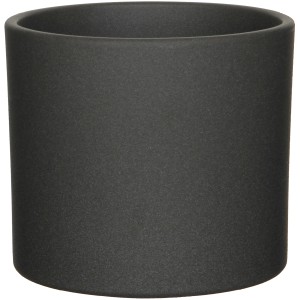Mica Decorations Übertopf Era, Ø 19,5 cm, dunkelgrau, matt, aus Keramik.