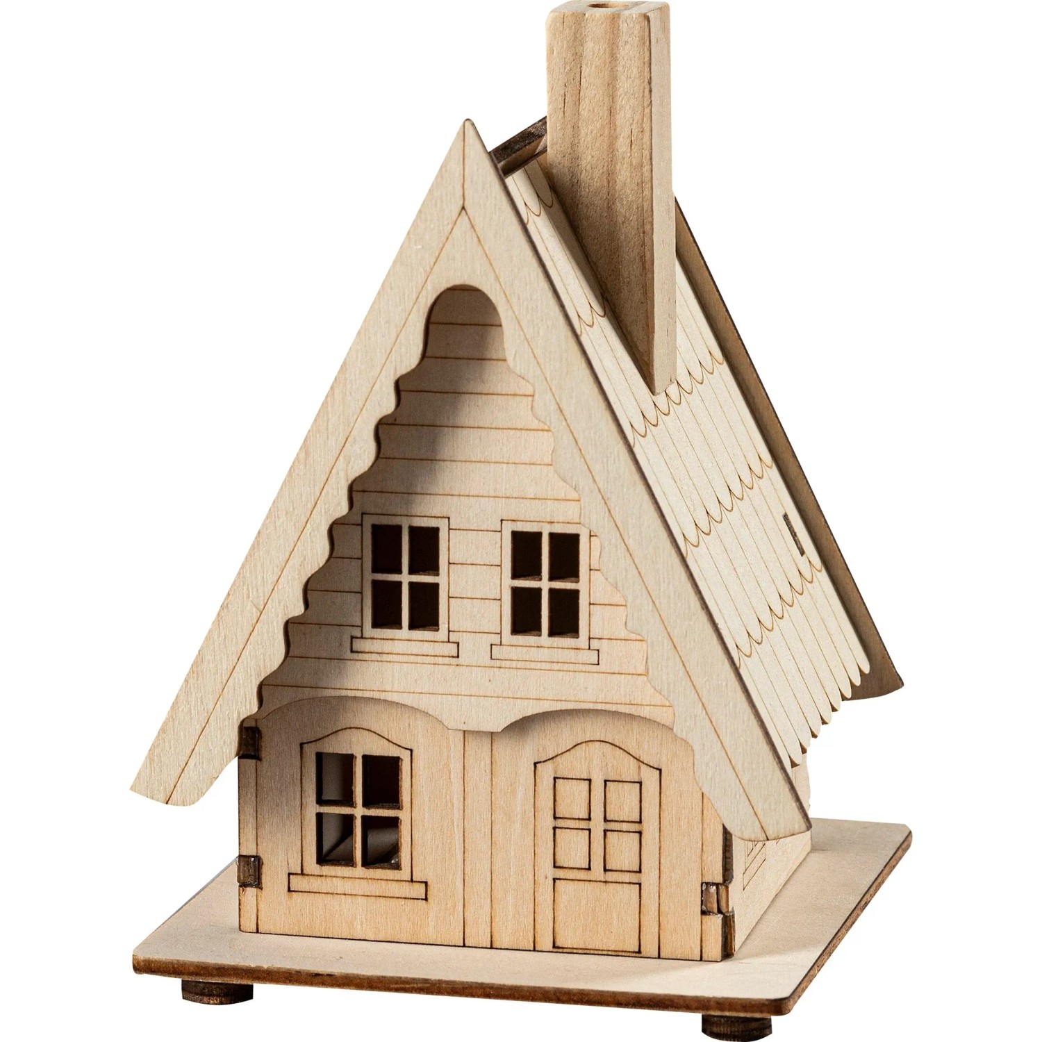 HGD Räucherhaus Holz 9 cm x 10 cm x 13 cm