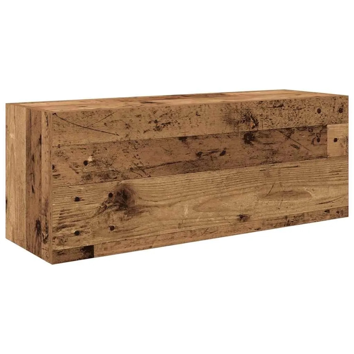 vidaXL Bad-Wandschrank Altholz-Optik 80x25x30 cm Holzwerkstoff 860083