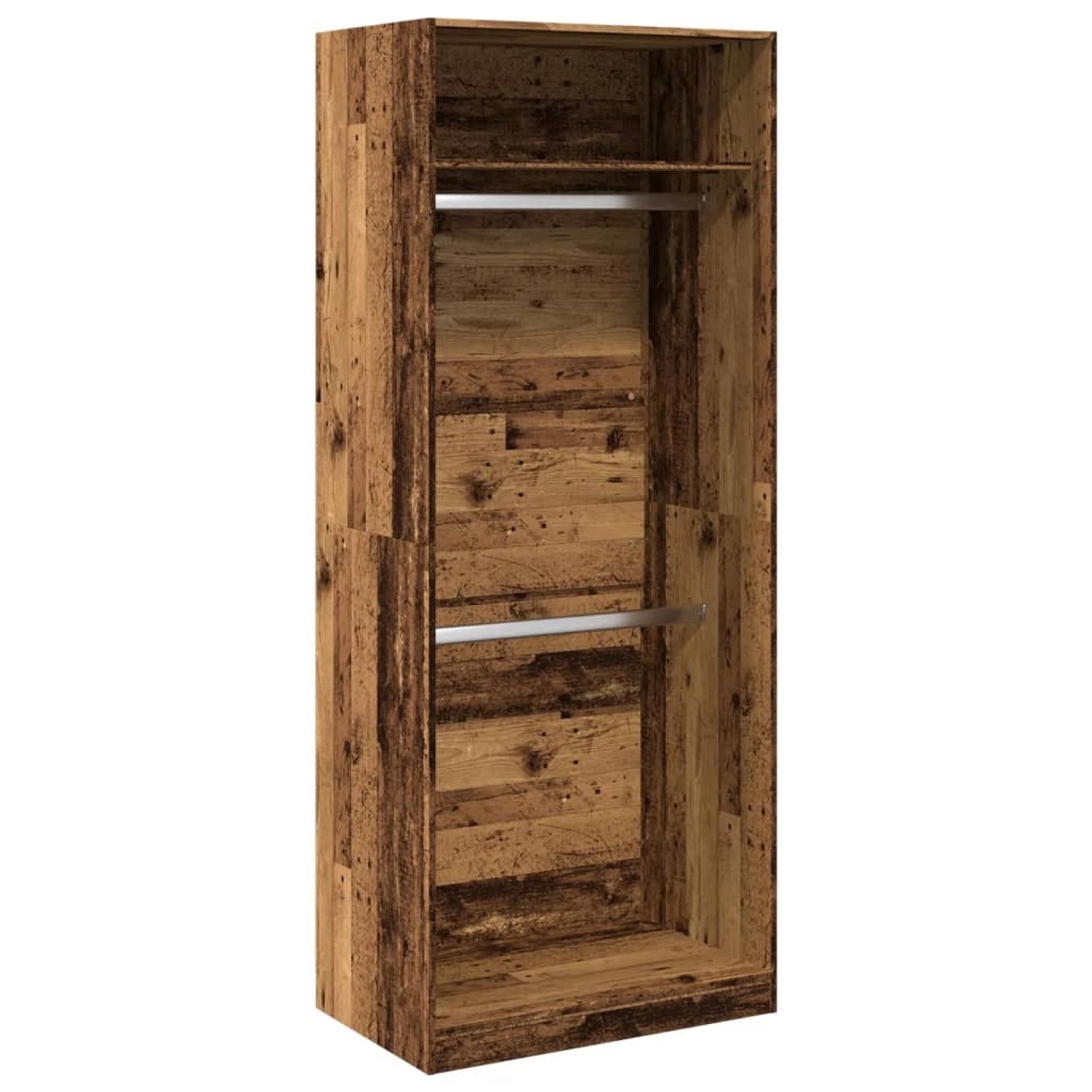 vidaXL Kleiderschrank Altholz-Optik 80x50x200 cm Holzwerkstoff 3307799 günstig online kaufen