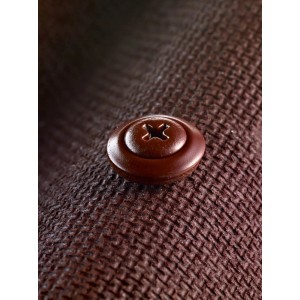 Rote Onduline Schraube zur Befestigung von Bitumenwellplatten, 100 Stück im Beutel.