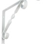 Weiße OBI Konsole Uranos, 180x230mm, für Regalböden und Wandregale.