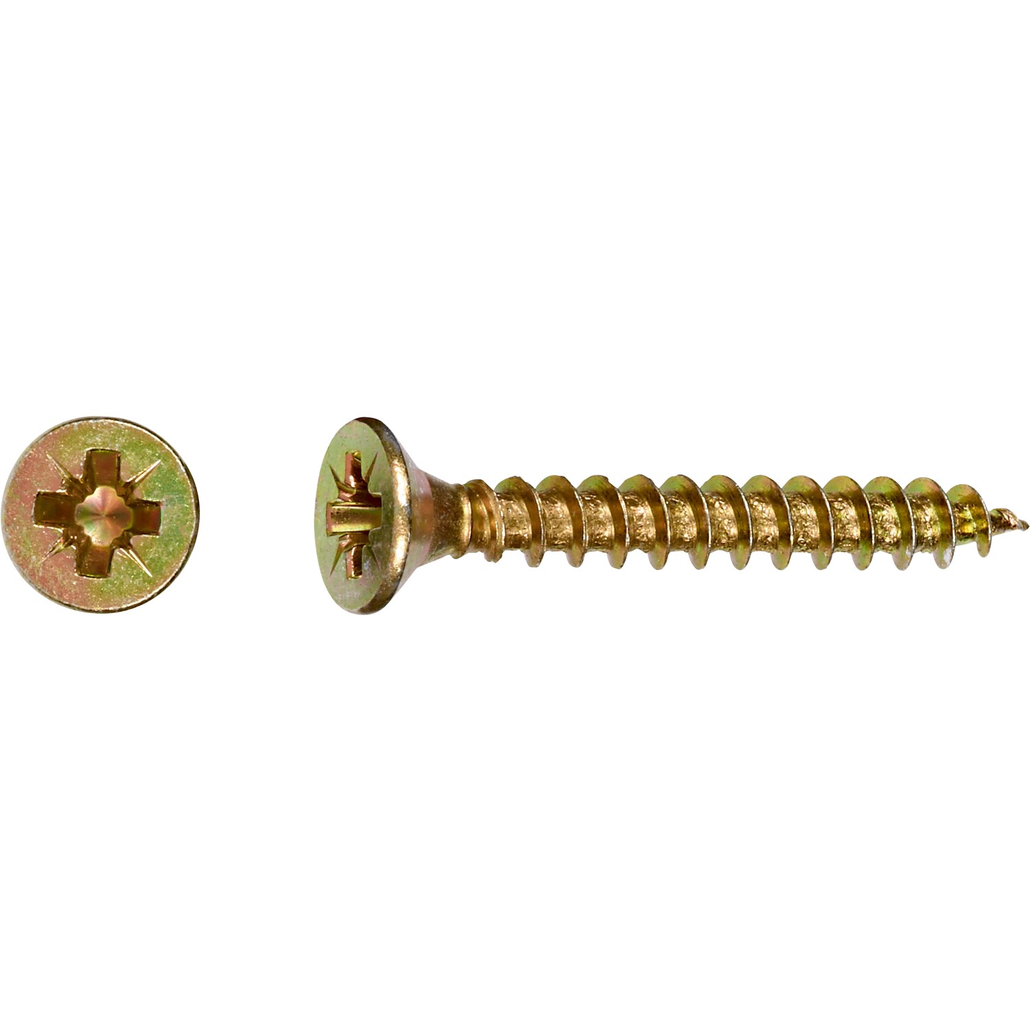 Senkkopf Spanplattenschraube PZ-Antrieb Ø 4 mm x 25 mm 25 Stück