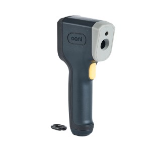 Ooni Digitales Infrarot Thermometer für präzise Temperaturmessung beim Grillen.