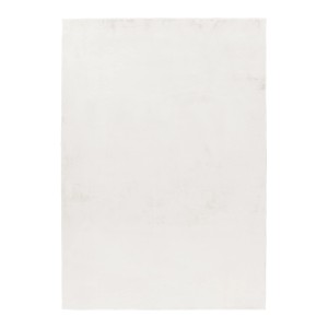Ayyildiz Kurzflorteppich Pouffy, creme, 140x200 cm. Weicher, einfarbiger Teppich für Wohnräume.