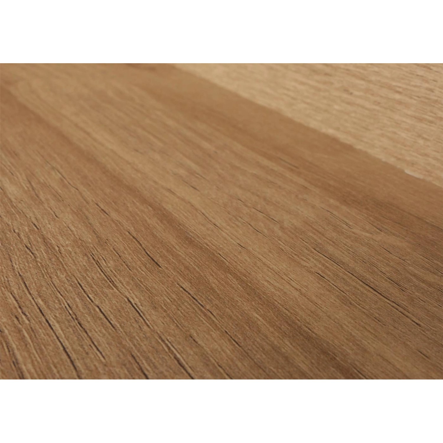 Detailaufnahme: Naturfarbenes Mangoholz des MCW Wandregals M48, 20x120x21cm.