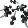 Easypan Schrauben, selbstschneidend, 20 mm, Schiefer, 40 Stück für Dachbleche.