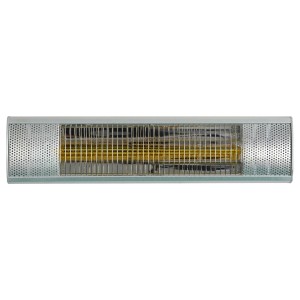 Heizstrahler Infrae Gastro 1500 W aus Aluminium für Wandmontage.