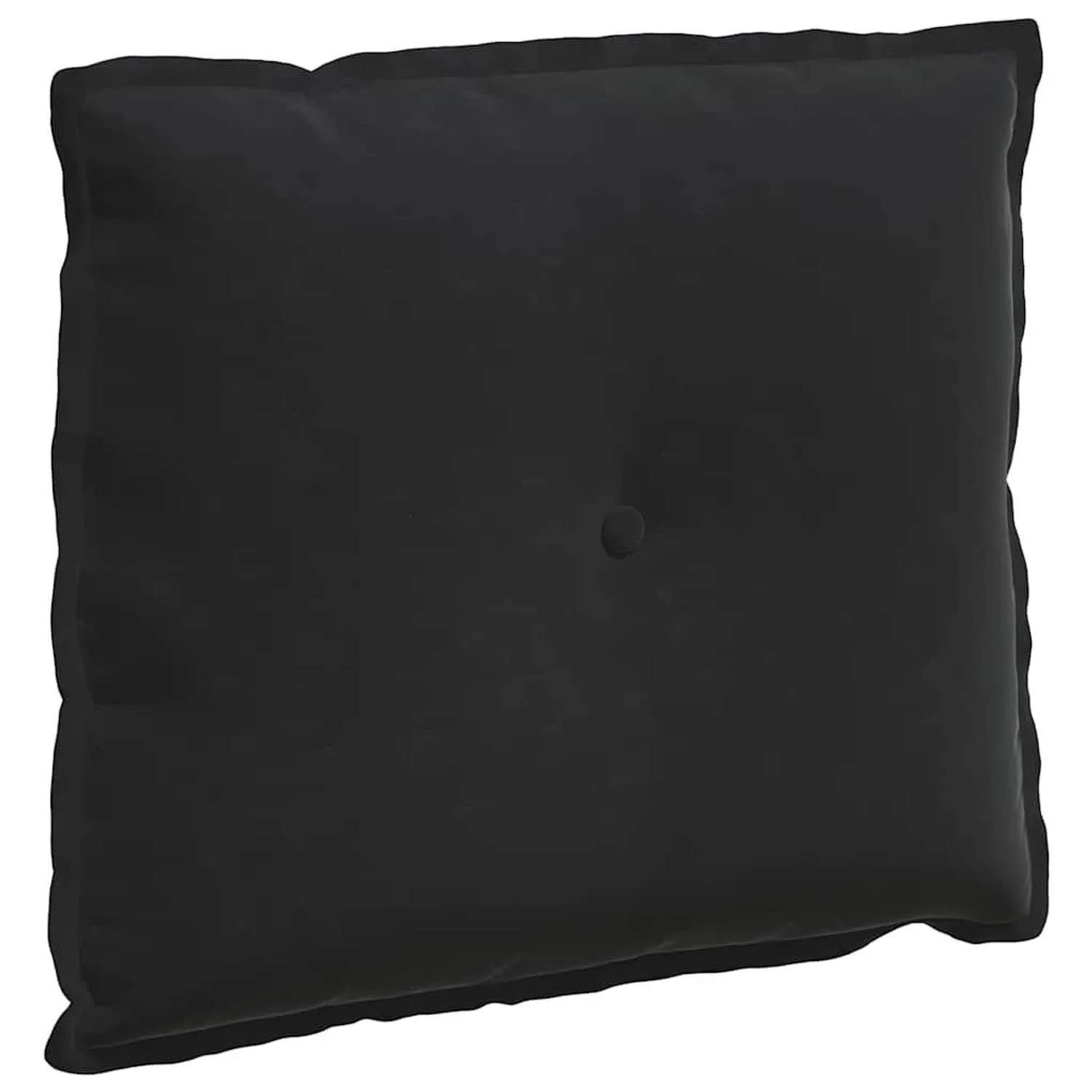 vidaXL Rückenkissen Schwarz 60 x 50 cm Cordstoff 42014681