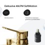 AM.PM X-Joy Wannenarmatur Aufputz in Gold mit SoftMotion Kartusche.