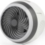 Weißer Beldray Standventilator Artic Dome (Ø 19cm) mit grauem Akzent und Rotor.