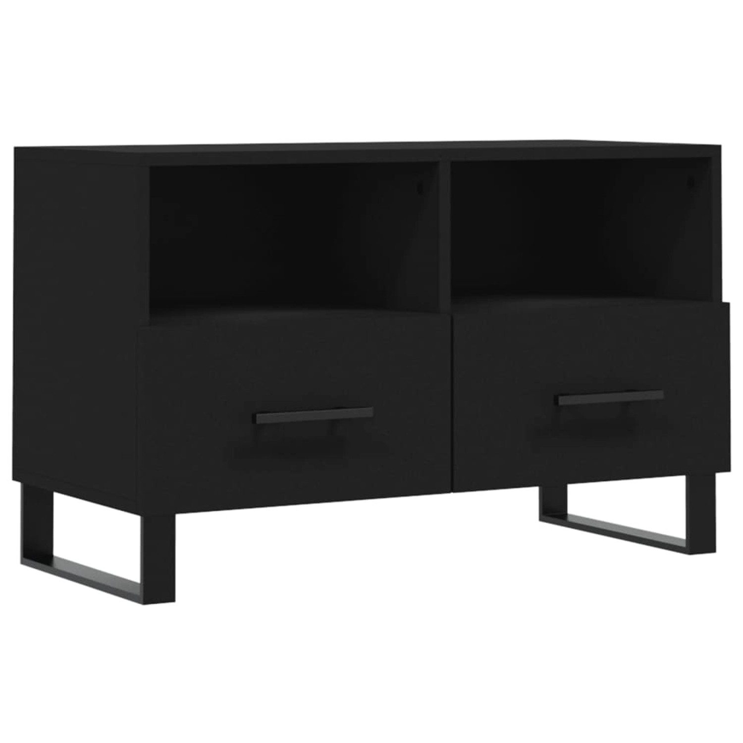 VidaXL TV-Schrank Schwarz 80x36x50 cm Holzwerkstoff  Modell 5 günstig online kaufen