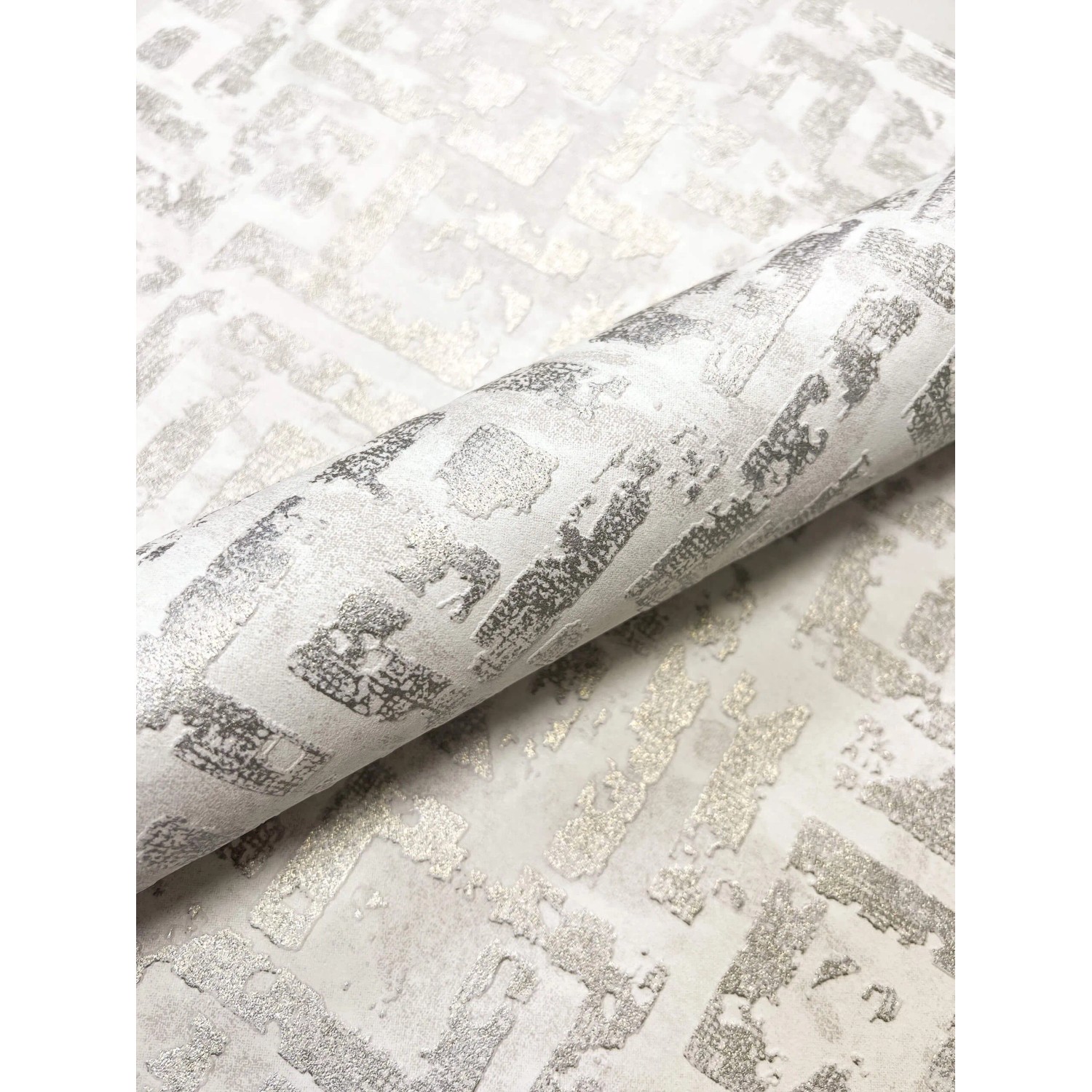 Newroom Vliestapete Timba White Leicht Glänzend Grafisch FSC® günstig online kaufen