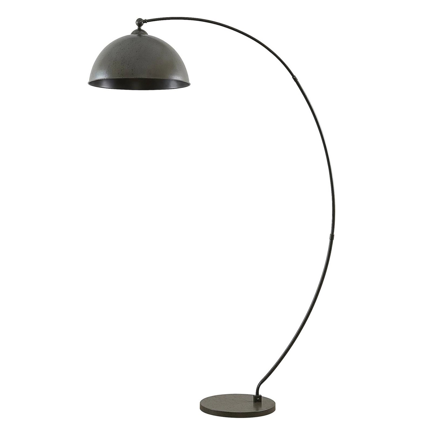 Lindby Stehlampe Bogenleuchte Jonera 9628091 für Kinder Junges Wohnen in Alu aus Metall 1-flammig E27 Wohnzimmerleuchte