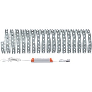 Paulmann MaxLED 500 Basis-Set, 10m LED-Streifen mit Tageslichtweiß und Netzteil.