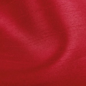Detailaufnahme: Arsvita Flächenvorhang Alessia in Rot, Textilstruktur sichtbar.