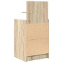 vidaXL Nachttisch mit 2 Schubladen Sonoma-Eiche 38x34x80 cm 861359_8