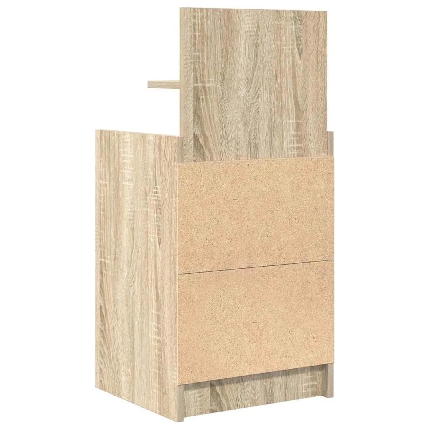 vidaXL Nachttisch mit 2 Schubladen Sonoma-Eiche 38x34x80 cm 861359_8