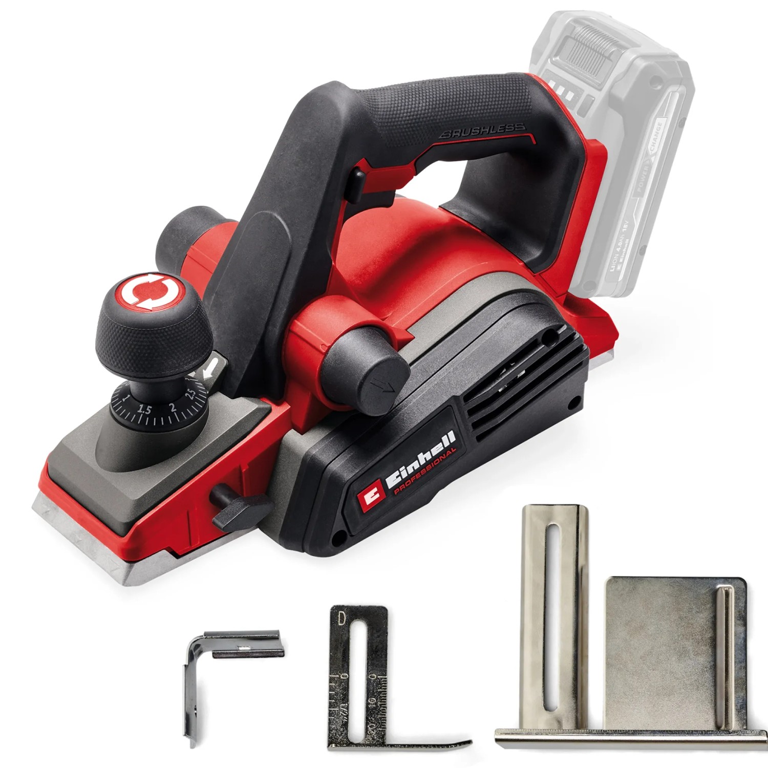 Image of Einhell Akku-Hobel Professional TP-PL 18/3 Rot-Schwarz