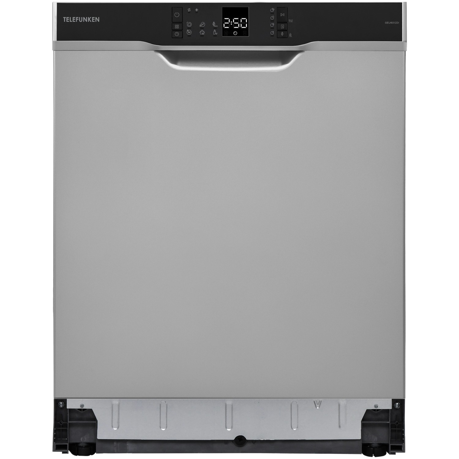 Telefunken Geschirrspüler Unterbau 60 cm Spülmaschine Silber 12 Maßgedecke günstig online kaufen