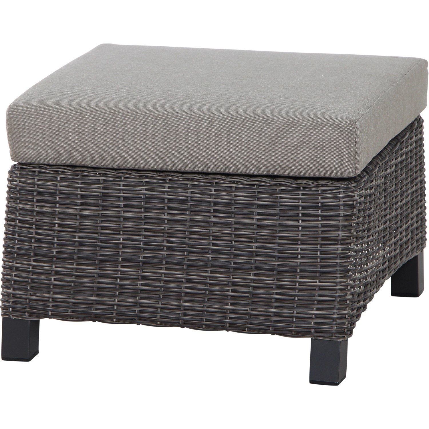 Siena Garden Loungehocker Corido Charcoalgrey 61 cm x 63 cm x 45 cm