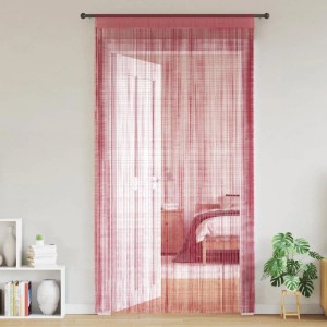 vidaXL Fadenvorhänge 2 Stk Rosa 140x250 cm 4102042