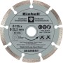 Einhell Diamant-Trennscheibe 125 mm für Winkelschleifer, zum Trennen von Stein und Beton.
