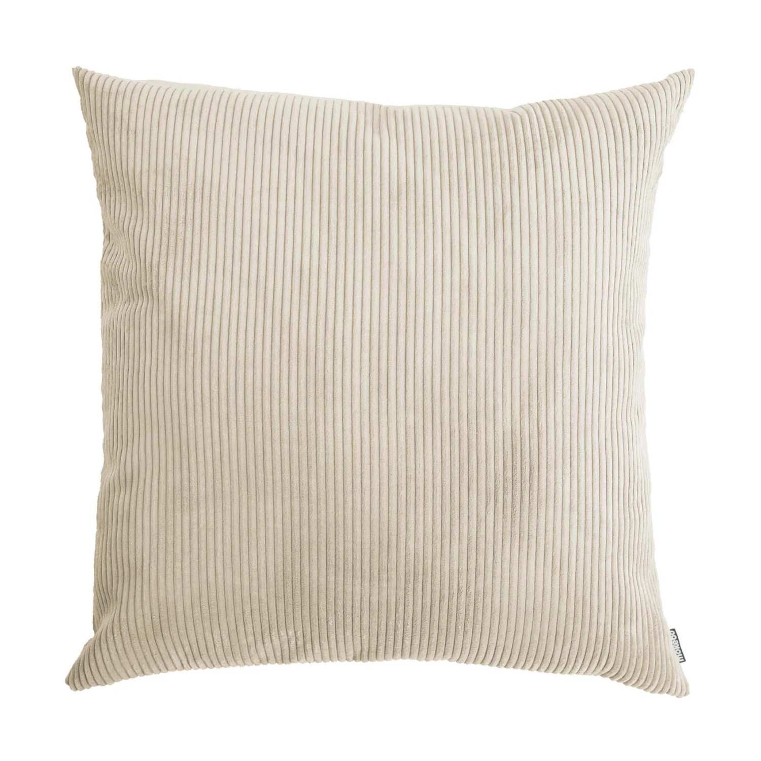 mokebo XXL Sofakissen Das Anschmiegsame Riesenkissen oder Kissen aus Cord in Beige