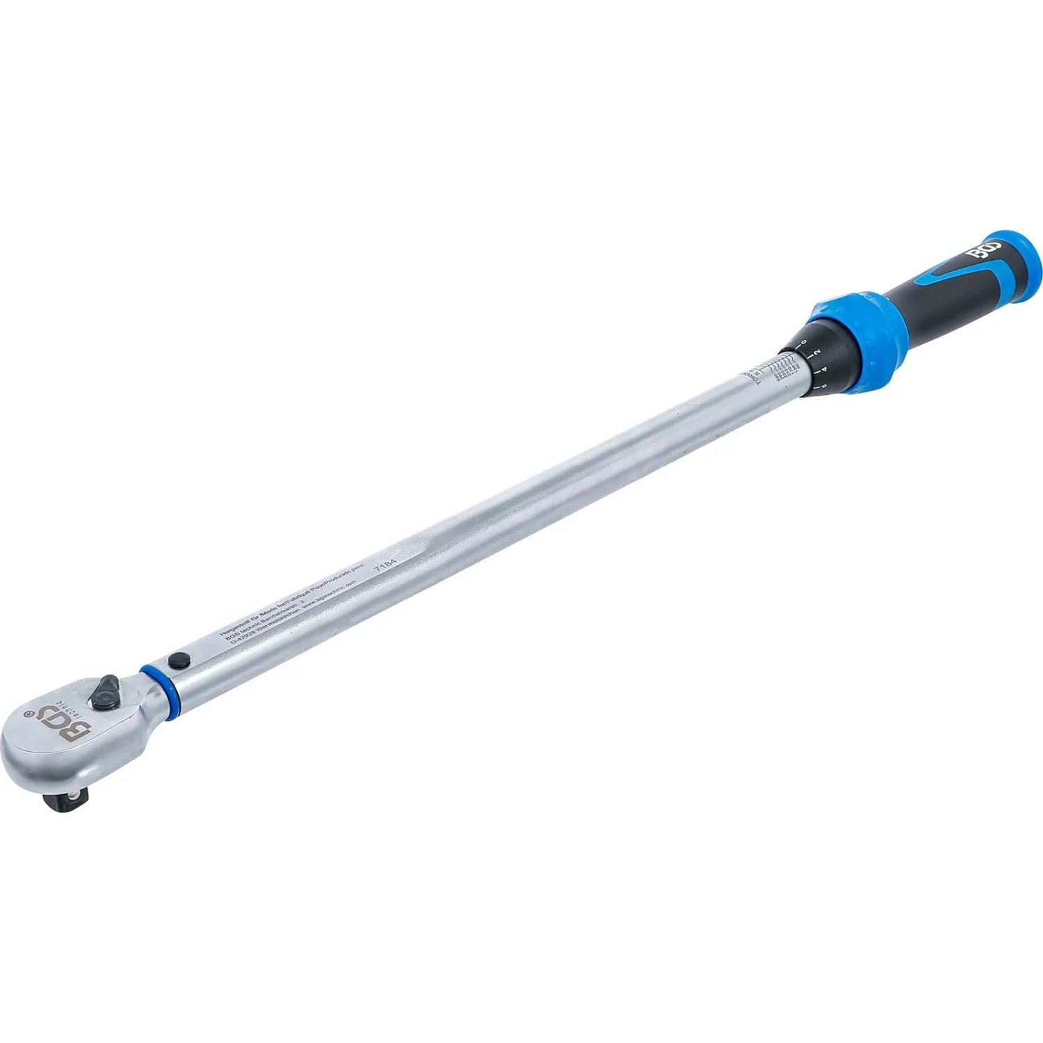 BGS Drehmomentschlüssel Abtrieb Außenvierkant 12 5 Mm  1 2 Zoll  70 350 Nm 7184