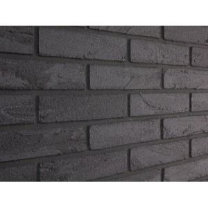 Elabrick Verblender Madagaskar, 5x21 cm, in dunklem Grau. Ideal für Innen- und Außenbereiche.