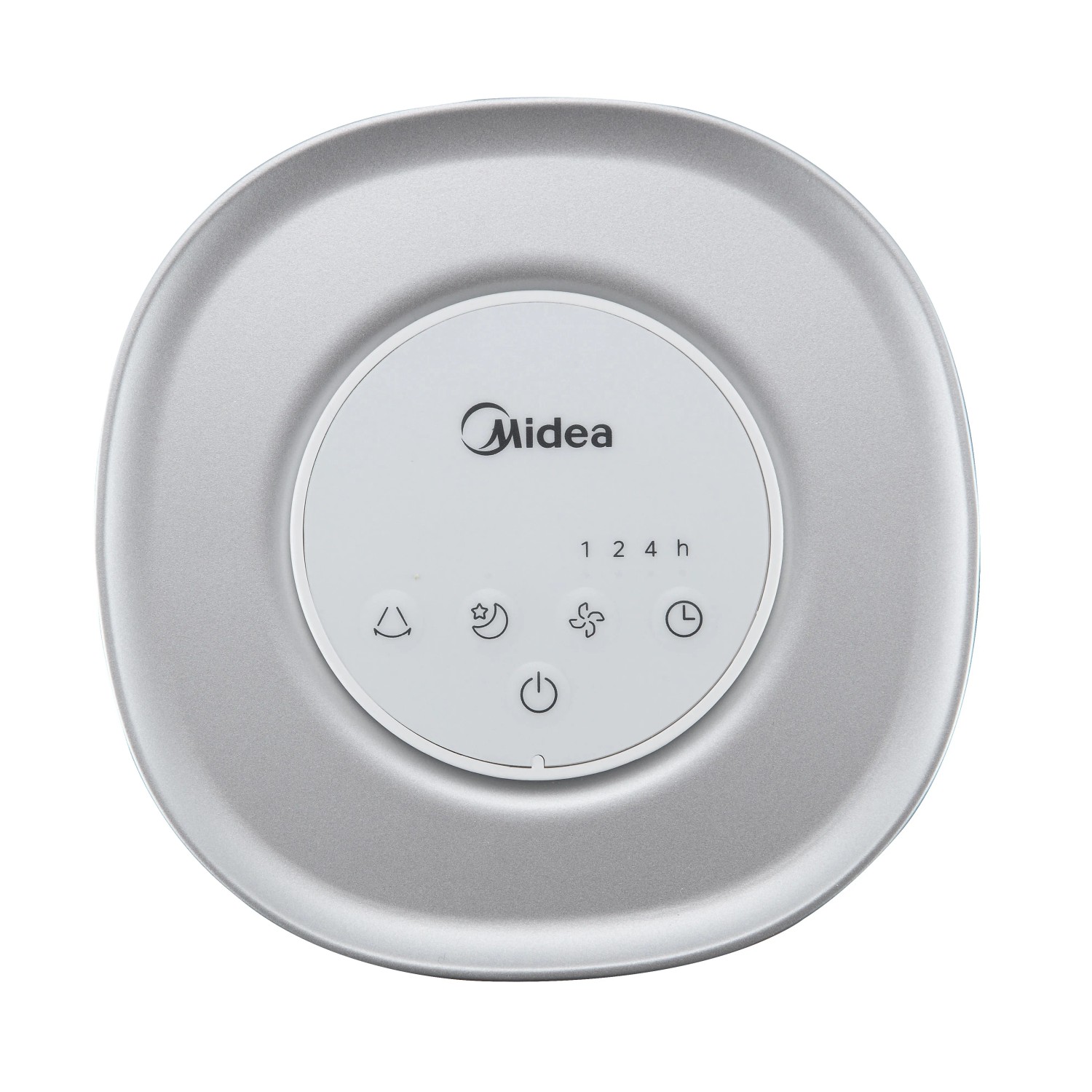 Detailansicht des Bedienfelds vom Midea Turmventilator MFZ402R0BPW 103 cm.