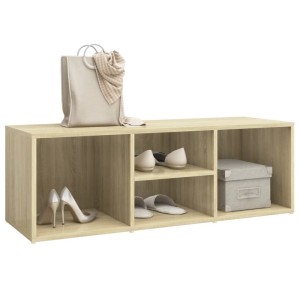 vidaXL Schuhbank Sonoma-Eiche 105x35x35 cm Holzwerkstoff 804466