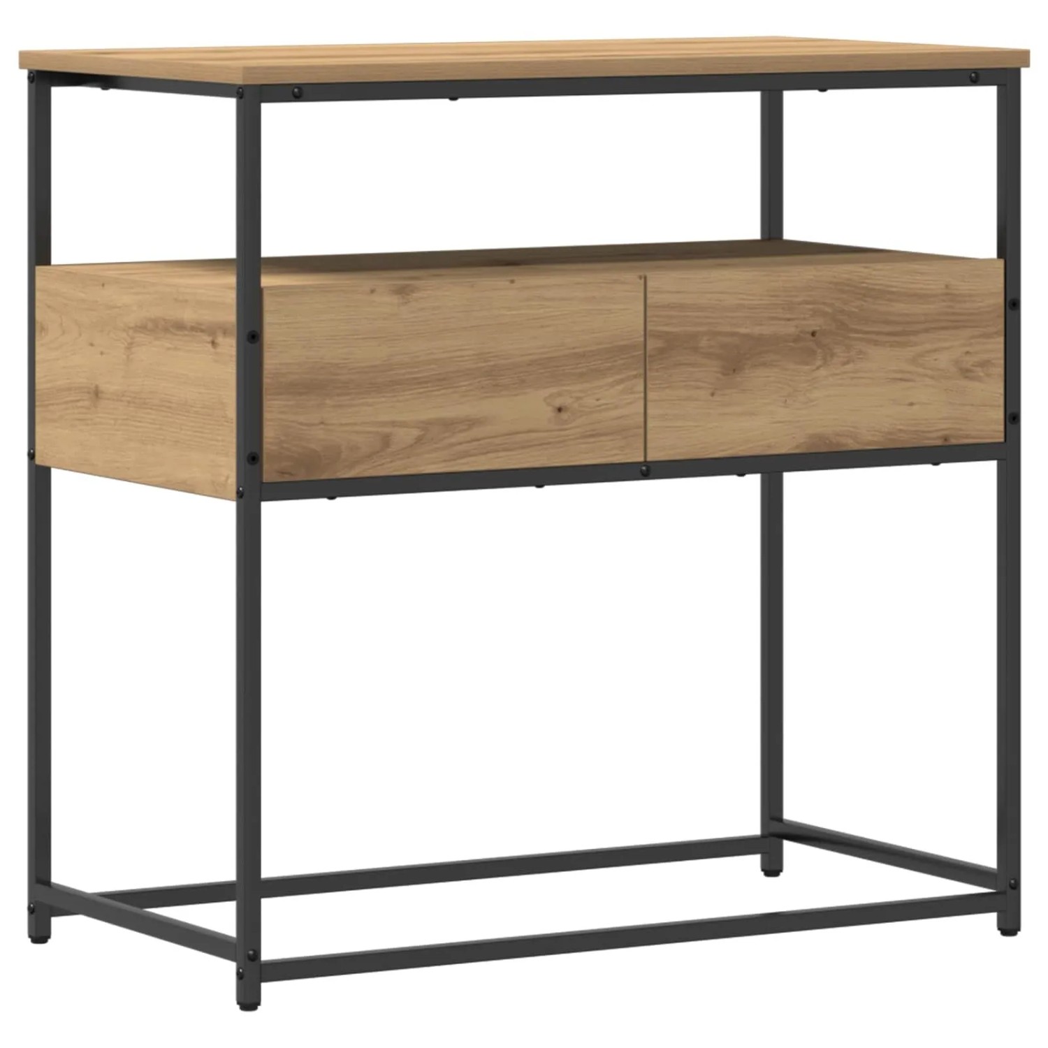 vidaXL Konsolentisch Artisan-Eiche 75 x 40 x 75 cm Holzwerkstoff 862937
