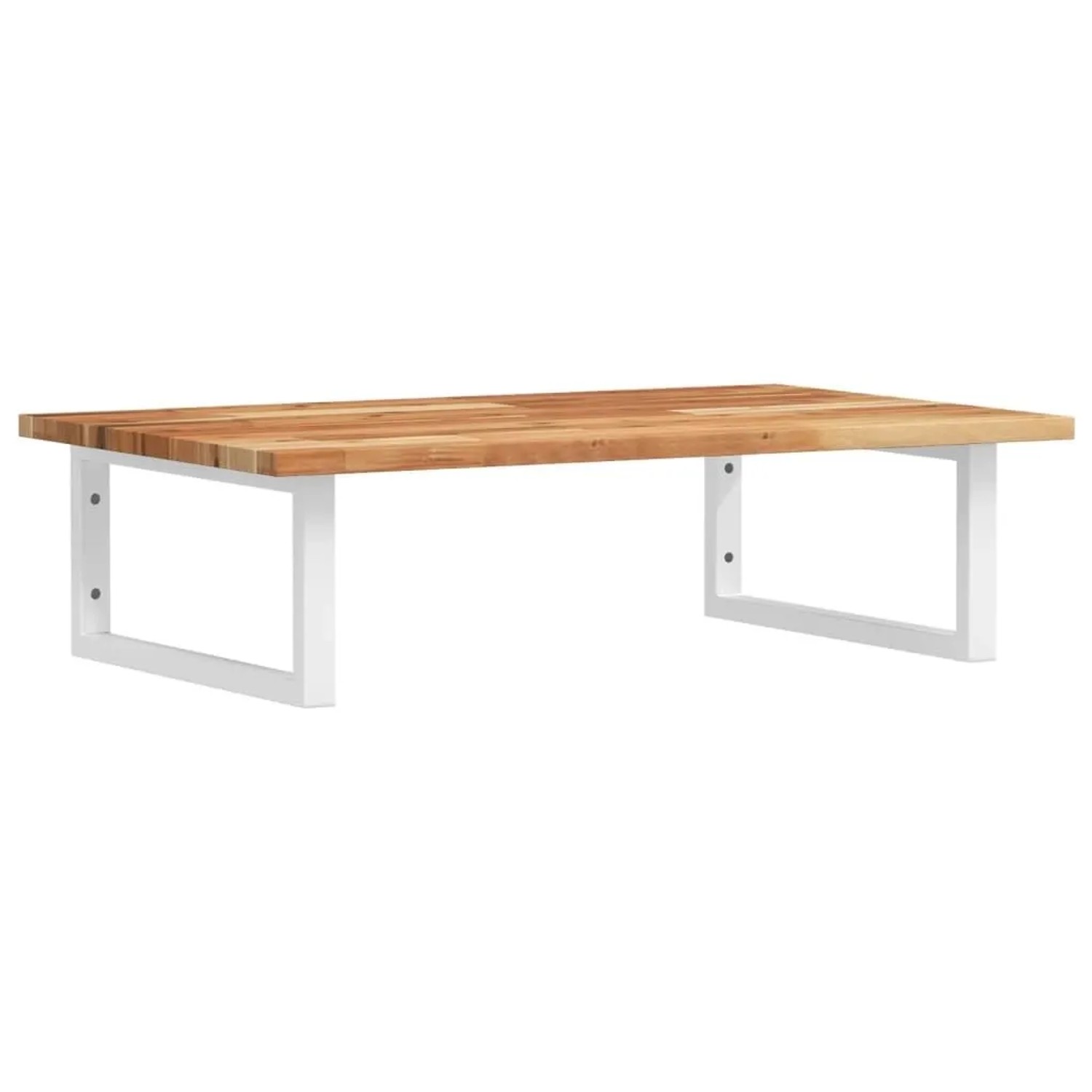 vidaXL Waschbeckenregal Wandmontage Stahl und Akazienholz 3302828
