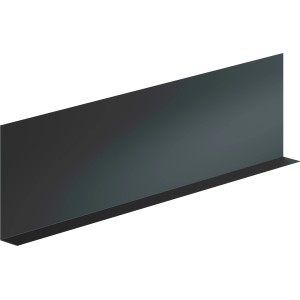 Anthrazitfarbenes HG 26 L-Profil aus Aluminium, 50x137 mm, für Dachbleche.