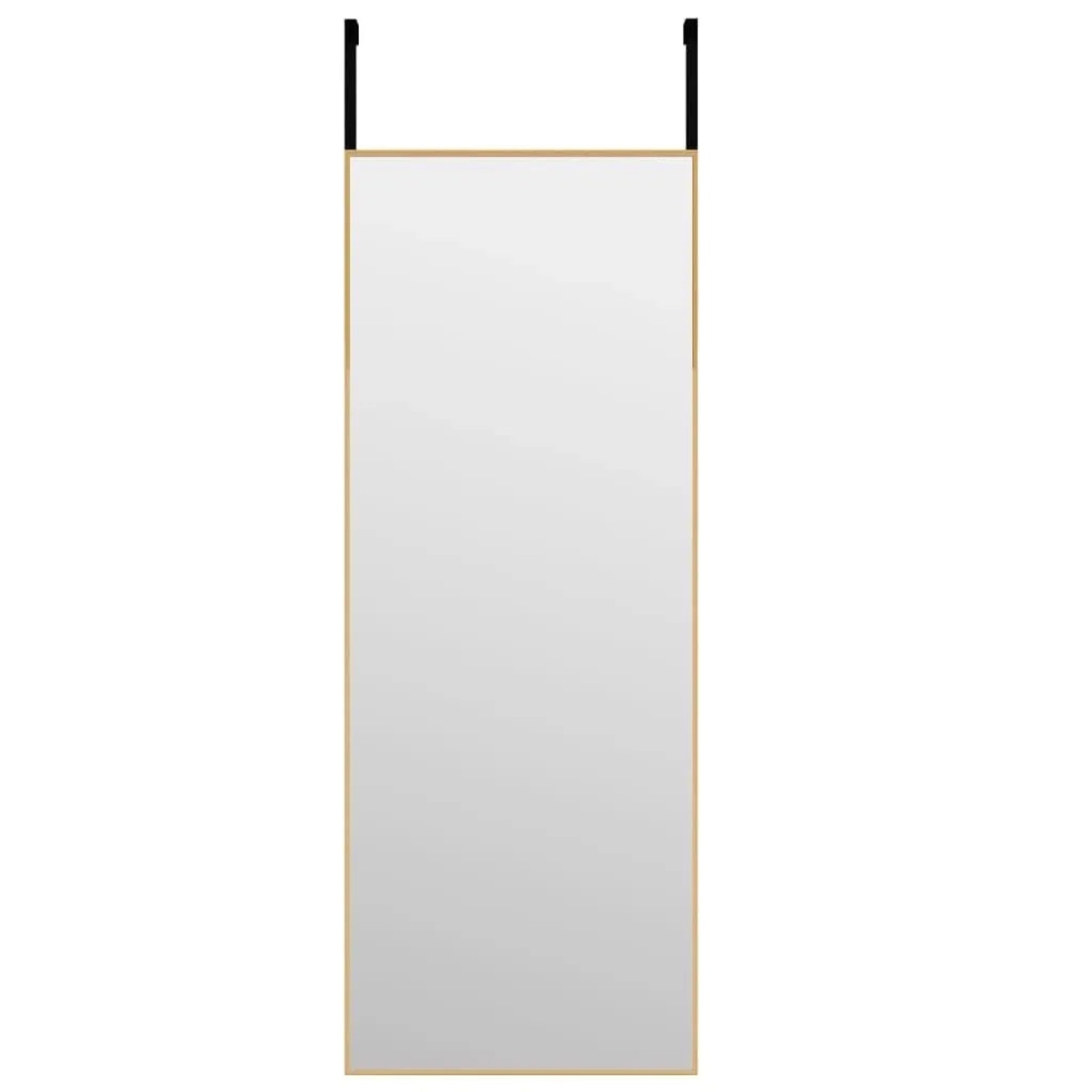 vidaXL Türspiegel Golden 30x80 cm Glas und Aluminium 327413