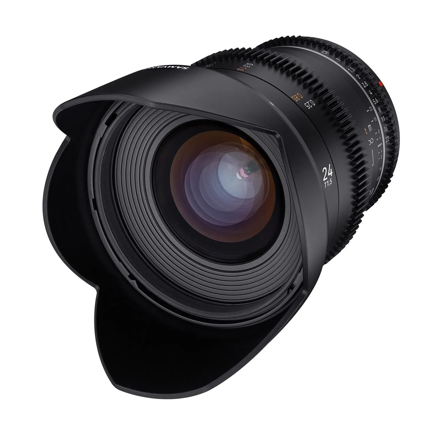 Samyang Weitwinkel Cine-Und Videoobjektiv Mf 24Mm T1,5 Vdslr Mk2 Canon Ef