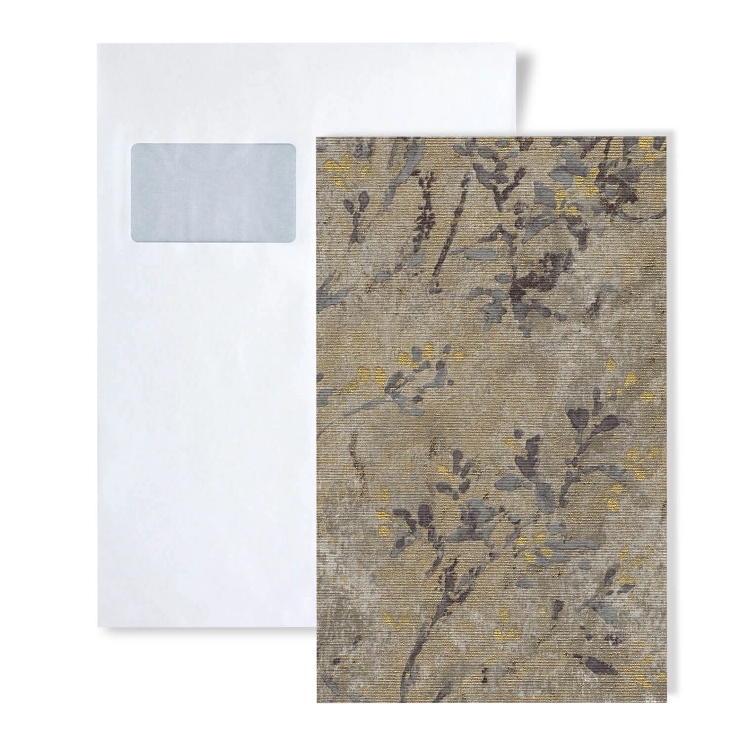 PROFHOME 1 MUSTERSTÜCK S-396501-GU DIN A4 MUSTER der Floralen Tapete günstig online kaufen