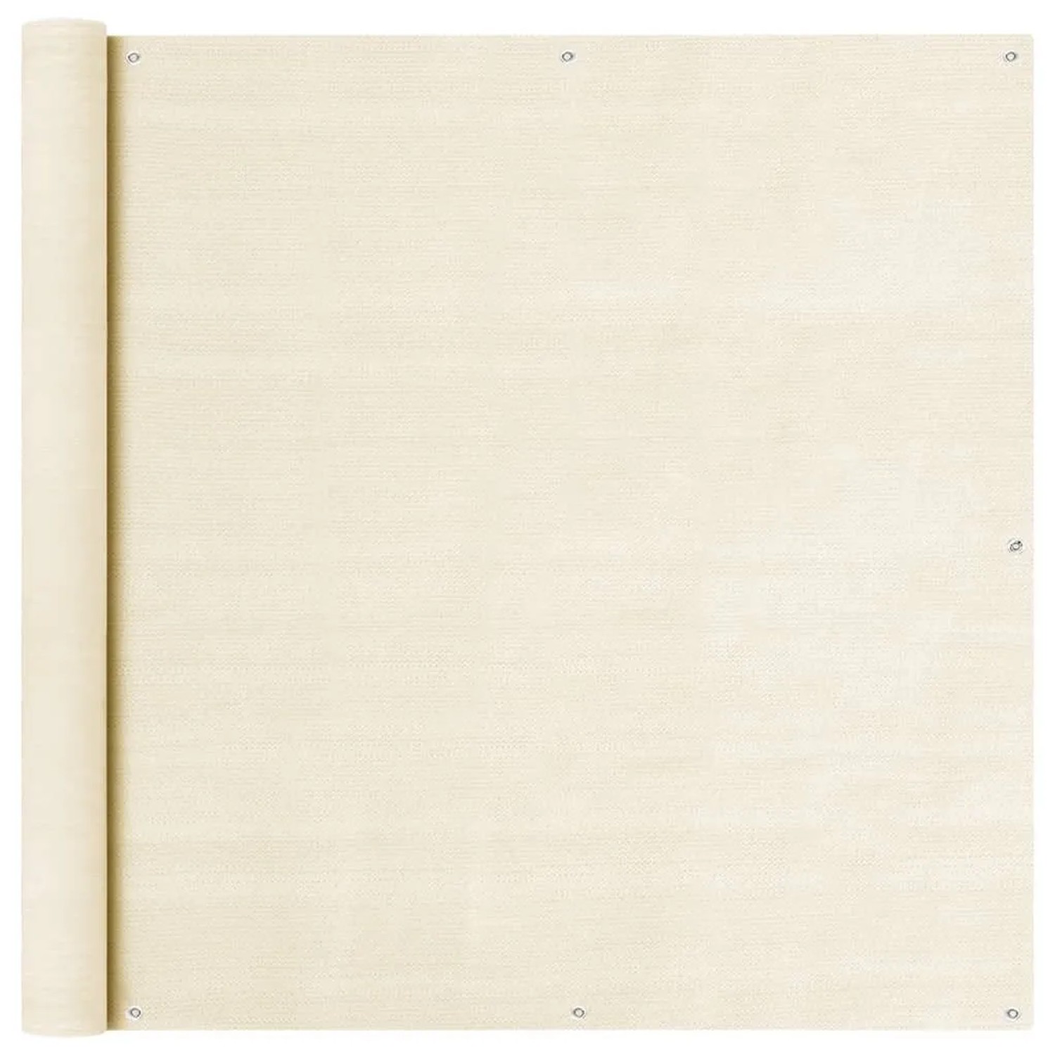 vidaXL Balkon Sichtschutz Creme 120x300 cm HDPE 310928