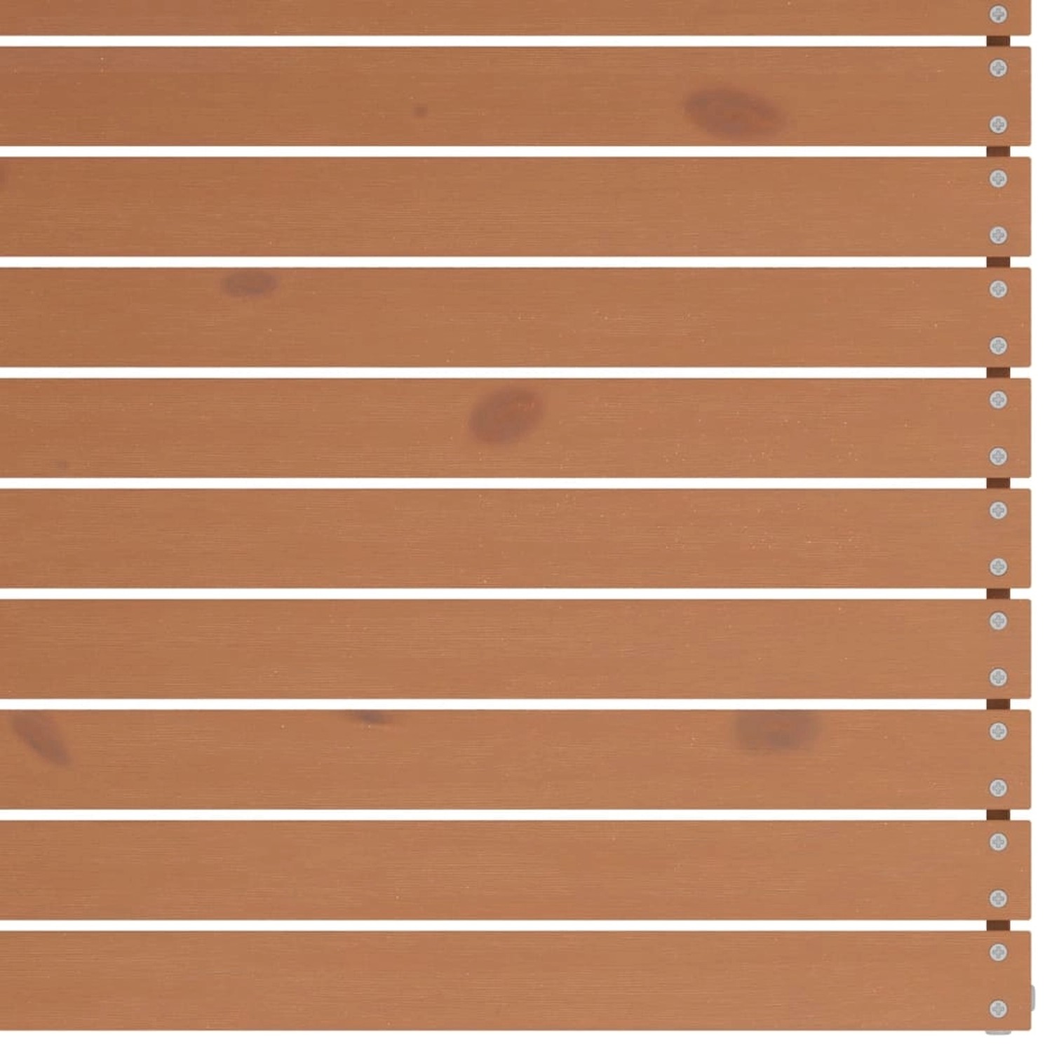 Detailansicht: Honigbraunes Massivholz der vidaXL Gartenlounge. Gartenmöbel aus Kiefer.