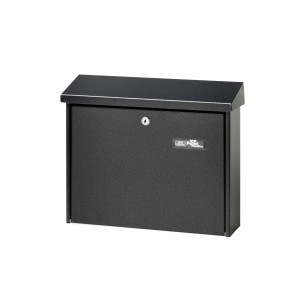 Burg Wächter Briefkasten Journal 5867 aus Eisen, schwarz, DIN C4 Format.
