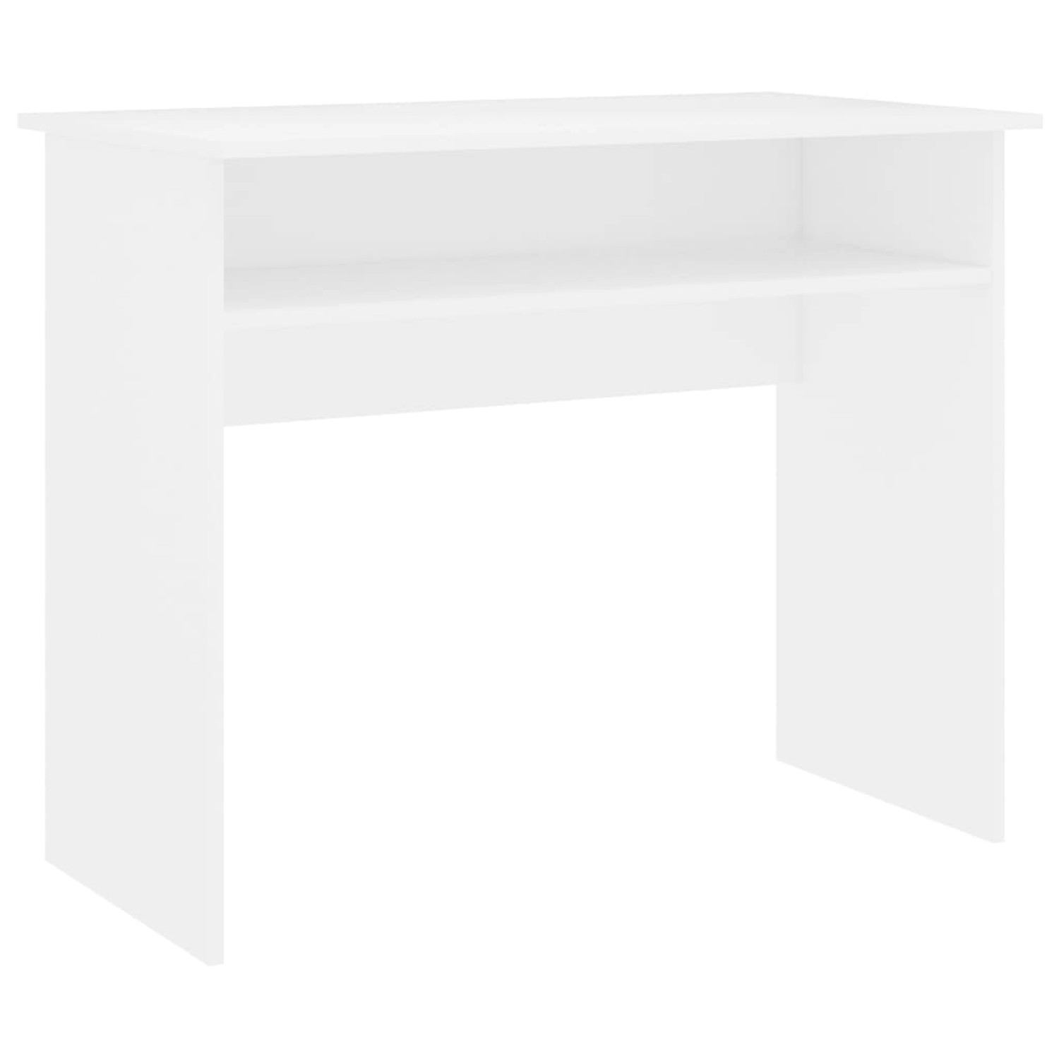 vidaXL Schreibtisch Weiß 90x50x74 cm Holzwerkstoff 801170