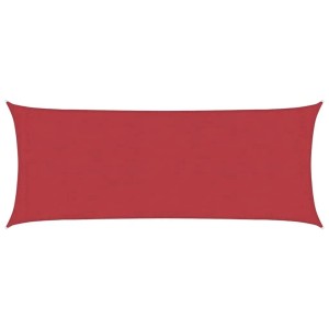 vidaXL Sonnensegel 160 g/m² Rot 2x5 m HDPE 311616